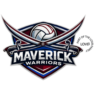 Maverick Warriors volleyball logo